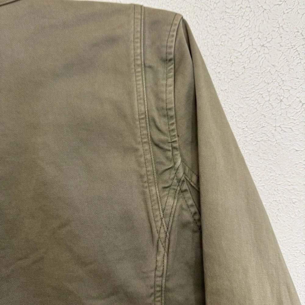 Scotch & Soda Olive Green Military Utility Jacket Size 3 (Petite)